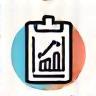 Icon representing reporting