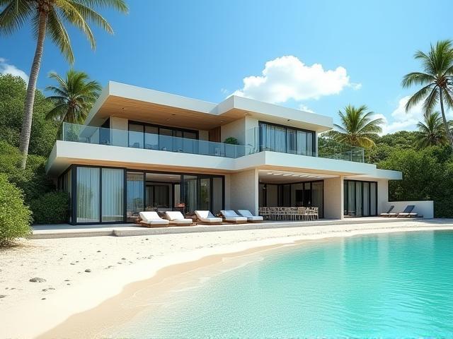 Luxury beachfront villa in Florianópolis