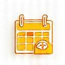 Icon representing online booking
